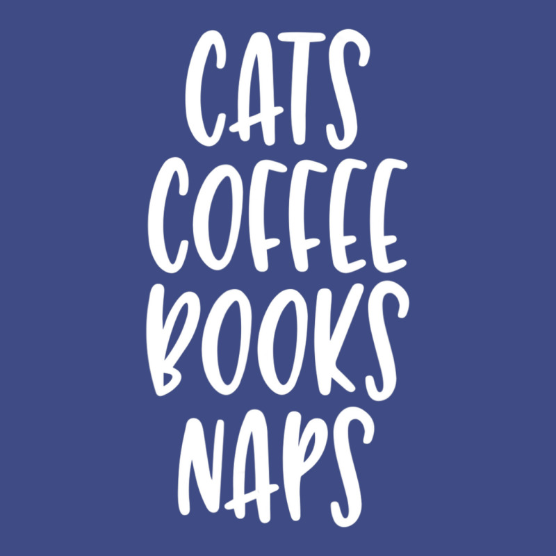 Cats Coffee Books Naps Favorite Things List Adjustable Baseball Cap by Coble Spellman | Artistshot