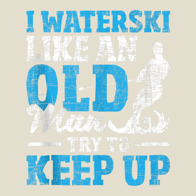 I Waterski Like An Old Man   Grandpa Waterskier Waterskiing Tank Top Adjustable Baseball Cap by cm-arts | Artistshot