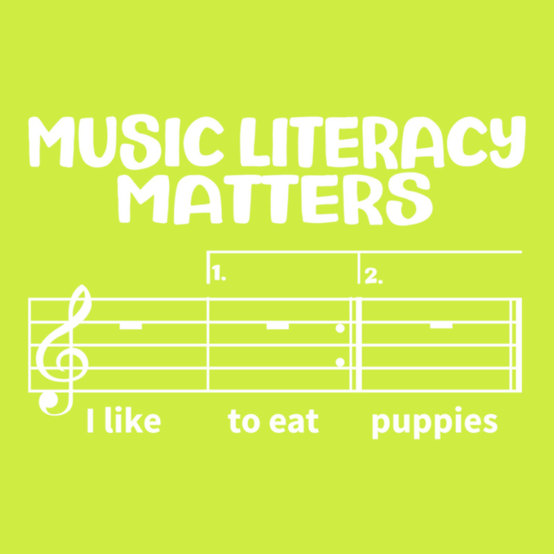 Music Literacy Matters I Like To Eat Puppies  (1) Adjustable Baseball Cap by cm-arts | Artistshot