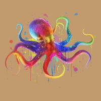 Dripping Rainbow Octopus Psychedelic Urban Heavy T-shirt | Artistshot