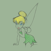 Peter Pan Tinker Bell Sketch Portrait Urban Heavy T-shirt | Artistshot