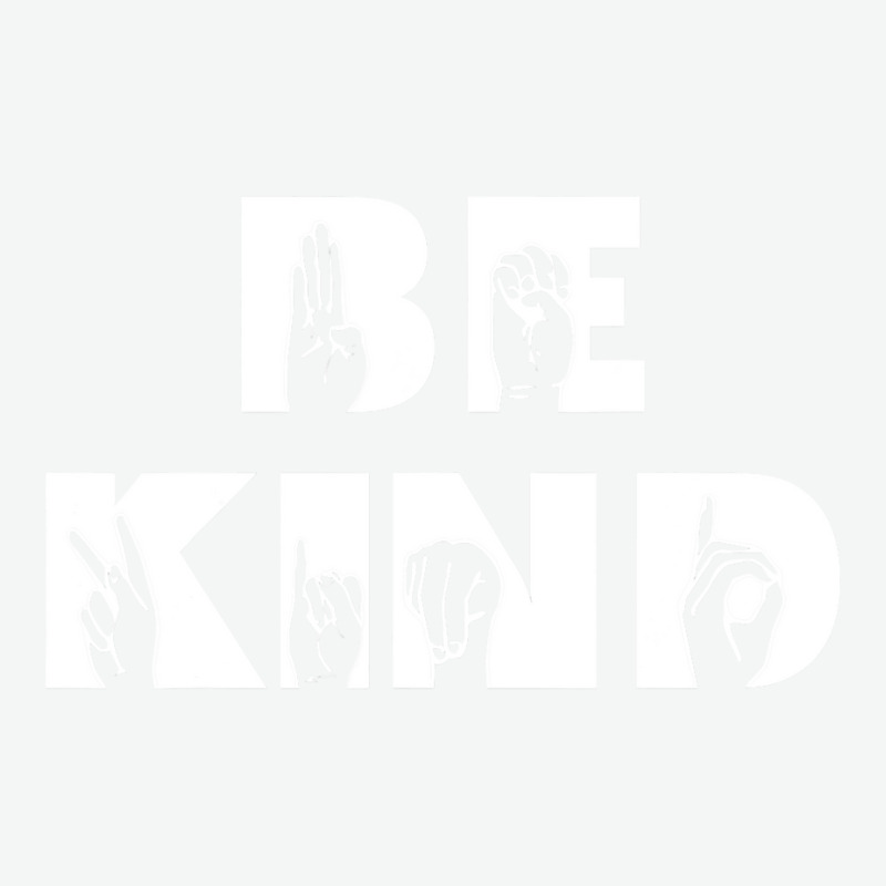 Be Kind Sign Language Deaf Awareness Asl Urban Heavy T-shirt by cm-arts | Artistshot