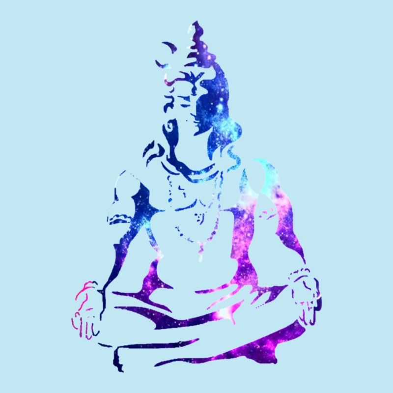 Adiyogi Meditating Galaxy Art Urban Heavy T-shirt | Artistshot