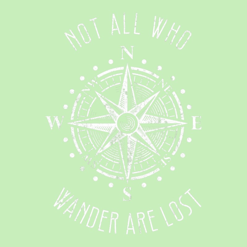 Not All Who Wander Are Los Compass Travel Gypsy Tees Urban Heavy T-shirt | Artistshot