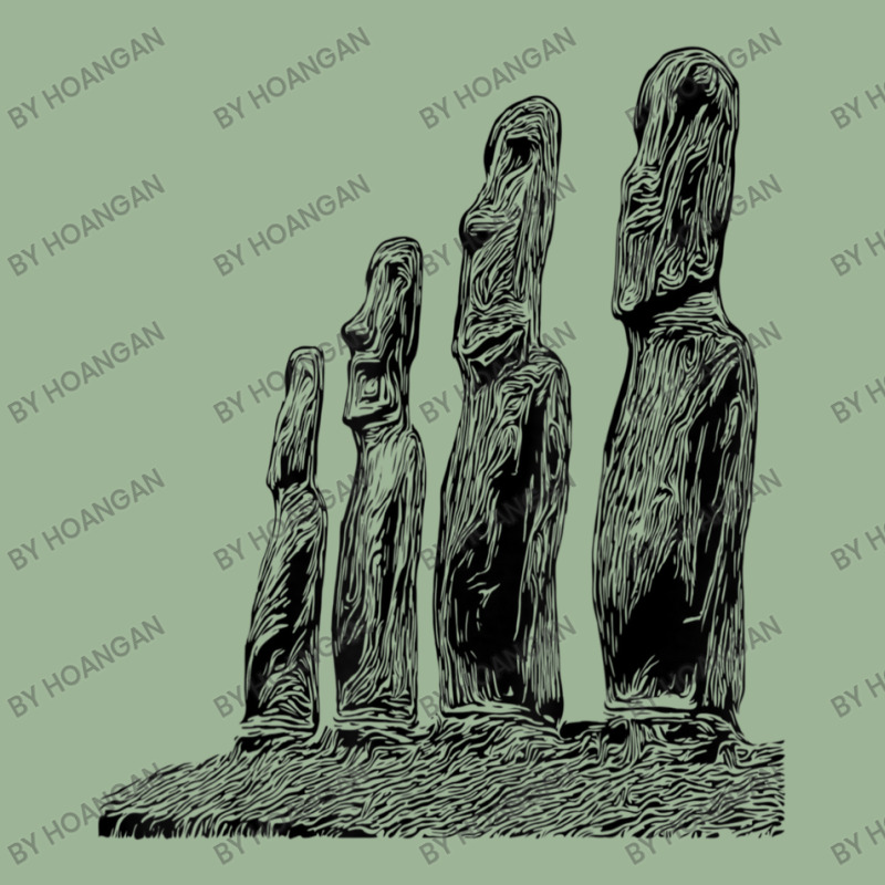 Easter Island Moai Statue Monolith World Mystery Urban Heavy T-shirt | Artistshot