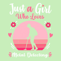 Metal Detecting Just A Girl Who Loves Metal Detecting Pink Retro Vinta Urban Pullover Hoodie | Artistshot