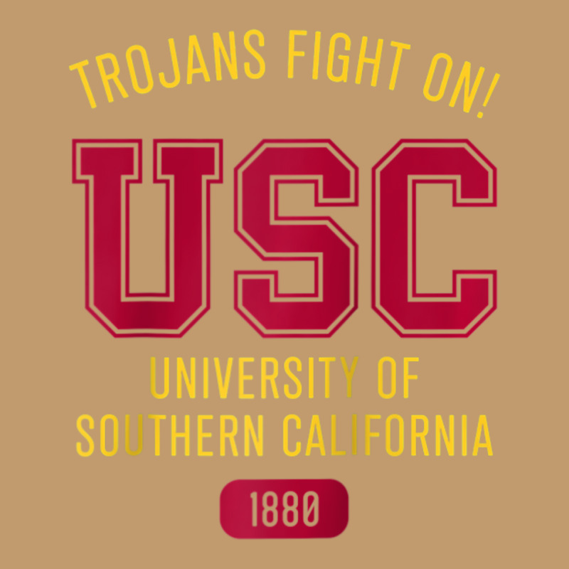 Usc Block Stack Trojans Fight On! 1880 Cardinal Gold Urban Pullover Hoodie by Kandurip541 | Artistshot