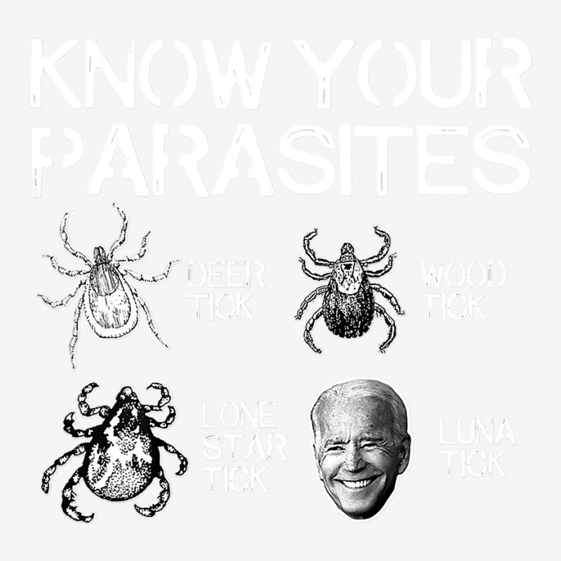 Know Your Parasites Tick Biden On Back Classic Urban Pullover Hoodie by cm-arts | Artistshot