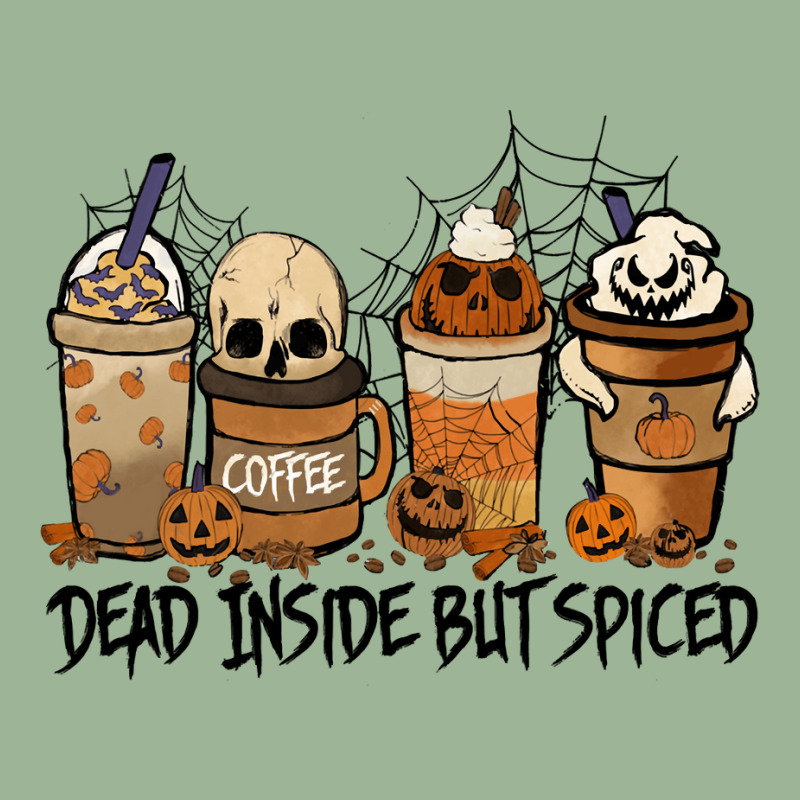 Dead Inside But Spiced Pumpkin Halloween Spooky Season Ghost Pullover Urban Pullover Hoodie by cm-arts | Artistshot