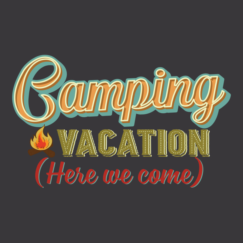 Camping Vacation Here We Come Retro Vintage Ladies Curvy T-Shirt by vip.pro123 | Artistshot