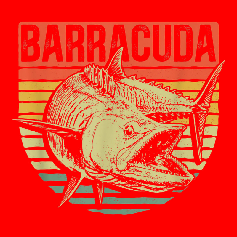 Great Barracuda Cuda Fishing Wildlife Saltwater Fish Art Bomber Jacket by Renew | Artistshot