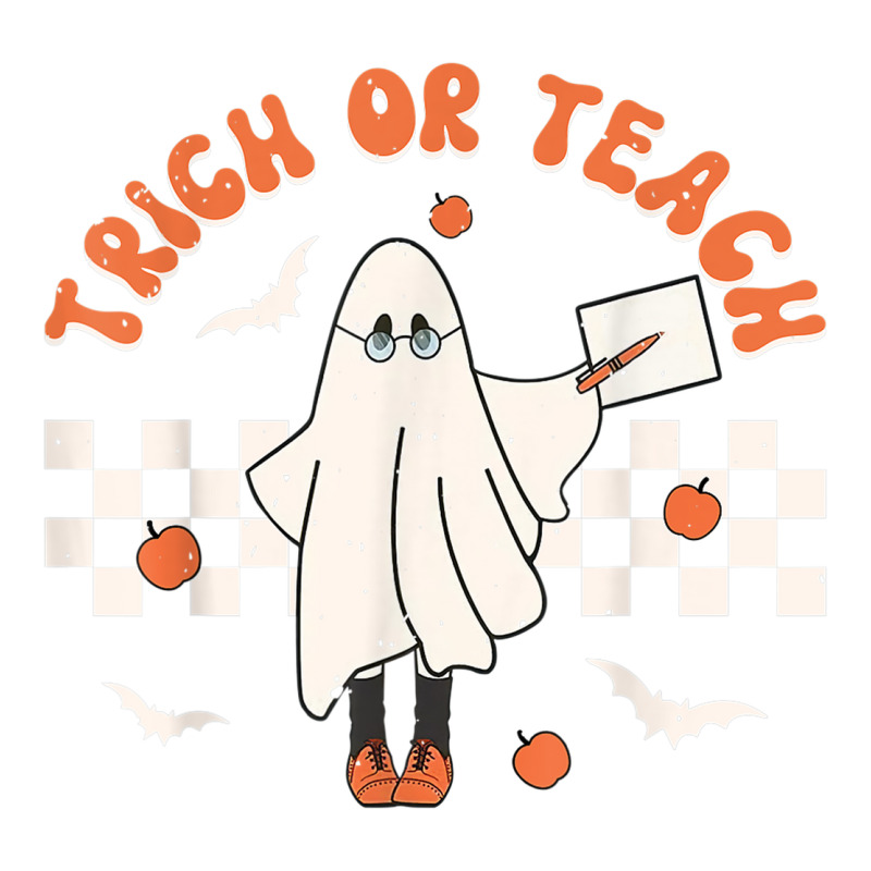 Halloween Trick Or Teach Ghost Teacher Spooky Season Bomber Jacket | Artistshot