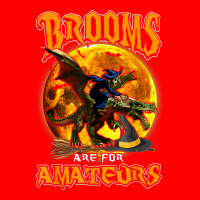 Brooms Are For Amateurs Witch Riding Dragon Halloween Bomber Jacket | Artistshot