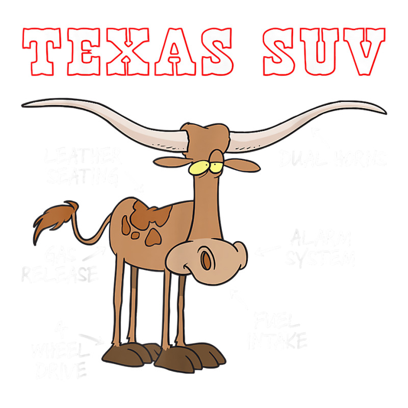 Texas Tx Suv Funny Joke Longhorn Cattle Cow Bomber Jacket | Artistshot