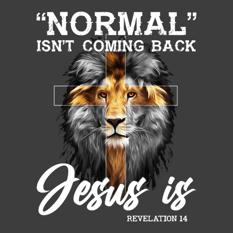 Normal Isn't Coming Back But Jesus Is Revelation 14 Cross Christian Sh Beanie by poppyallen | Artistshot