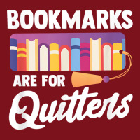 Bookmarks Are For Quitters Funny Reading Librarian Bookworm Beanie | Artistshot