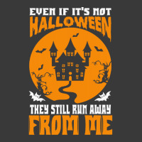 Halloween T  Shirt Even If It’s Not Halloween They Still Run Away Fr Pom Pom Beanie | Artistshot