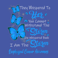 I Am The Storm Esophageal Cancer Awareness T Shirt Pom Pom Beanie | Artistshot