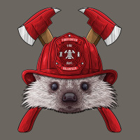 Firefighter Hedgehog Fireman Boys Kids Fire Rescue Animal 264 Sun Shade Cap | Artistshot