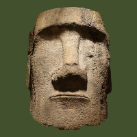 Easter Island Moai Statue Monolith World Mystery Sun Shade Cap | Artistshot