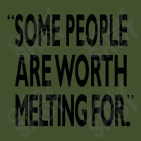 Some People Are Worth Melting Black Sun Shade Cap | Artistshot