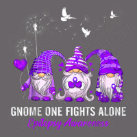 Gnomes One Fights Alone Epilepsy Awareness Mesh Back Trucker Hat | Artistshot