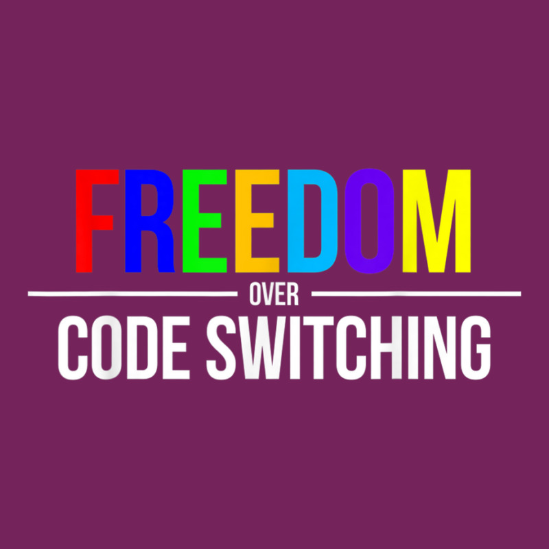 Freedom Over Code Switching Rainbow T Shirt Tie Dyed Bucket Hat | Artistshot