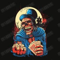 Scream Skull Catch Dice And Playing Card Scorecard Crop Tee | Artistshot