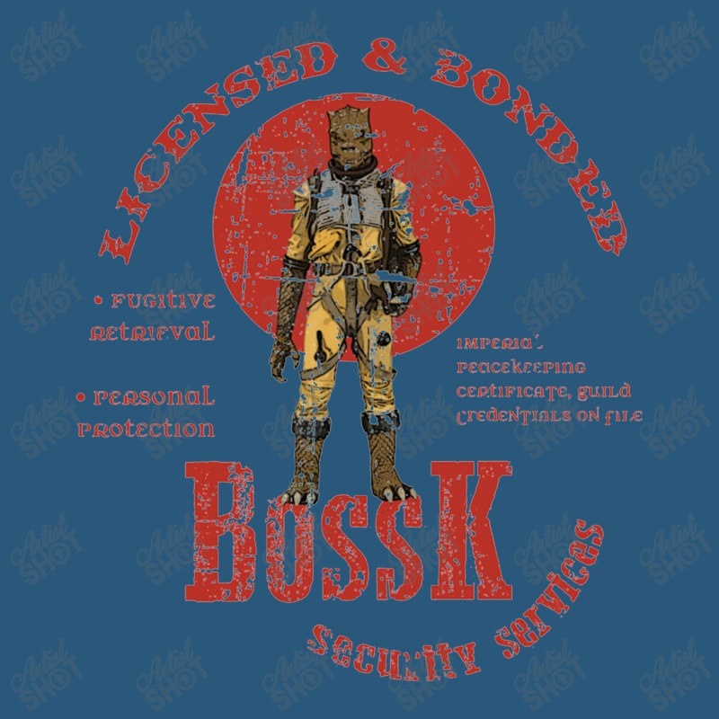 Bossk Security Services Distressed   Bossk Retro Trucker Cap by bazgrafton | Artistshot