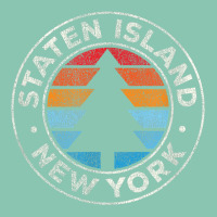 Staten Island New York Ny Vintage Graphic Retro 70s T Shirt Snapback Trucker Cap | Artistshot