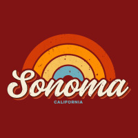 Sonoma California Ca Vintage Rainbow Retro 70s Long Sleeve T Shirt Snapback Trucker Cap | Artistshot