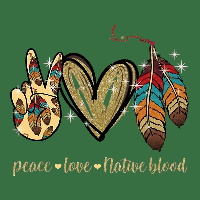 Peace Love Native Blood Native American Foam Trucker Hat by trokeryth | Artistshot