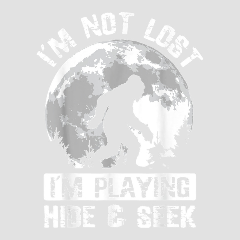 Retro Bigfoot Im Not Lost Im Playing Hide & Seek Sasquatch Foam Trucker Hat by LisaMarieRangel | Artistshot