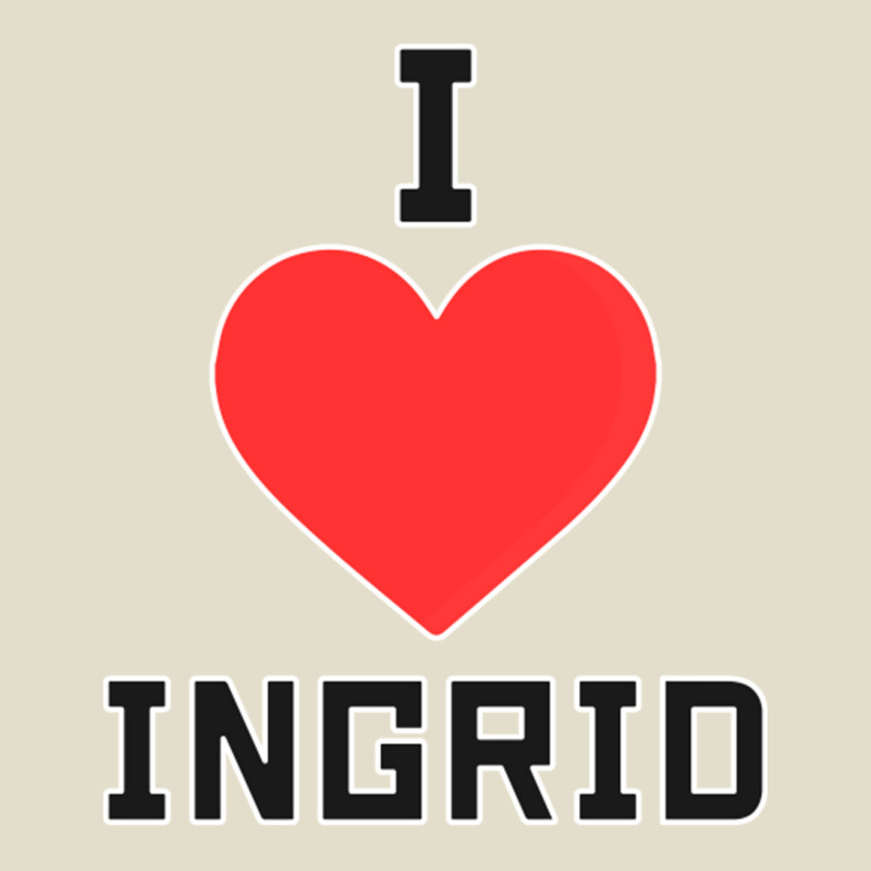 I Love Ingrid I Love Ingrid Adjustable Baseball Cap by cm-arts | Artistshot