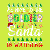 Be Nice To The Soldier Santa Is Watching Soldier Christmas Adjustable Baseball Cap | Artistshot