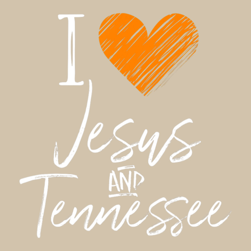 I Love Jesus And Tennessee Orange Heart Cute Fan Adjustable Baseball Cap by cm-arts | Artistshot