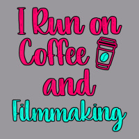 I Run On Coffee And Filmmaking Film Student Cinematographer Adjustable Baseball Cap | Artistshot