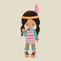 Native American Girl Adjustable Baseball Cap | Artistshot