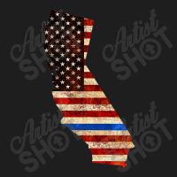 California Police Thin Blue Line Usa Flag Map Tee Classic T-shirt | Artistshot