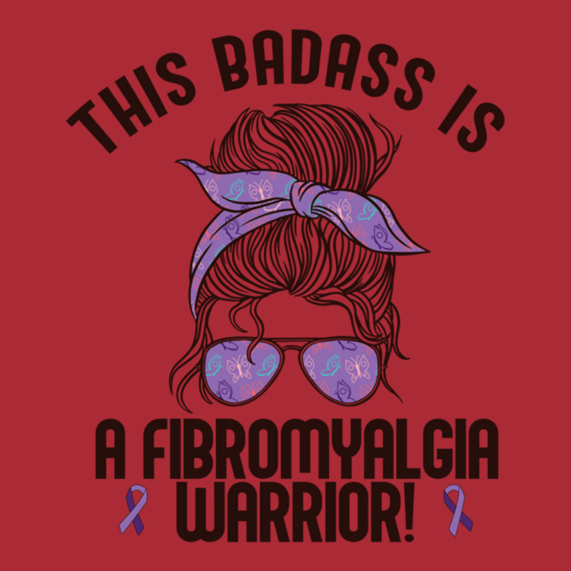 This Badass Is A Fibromyalgia Warrior Awareness Woman Meme Pullover Ho Dyed Cap | Artistshot