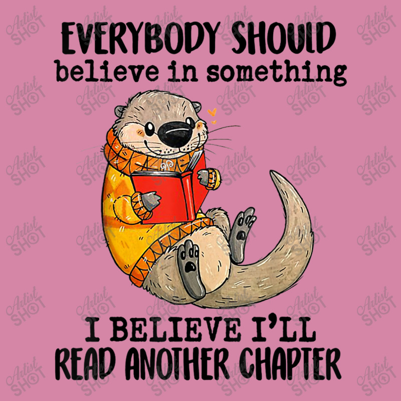 Everybody Should Believe In Something Otter Read Books Dyed Cap by BraylonDesign | Artistshot