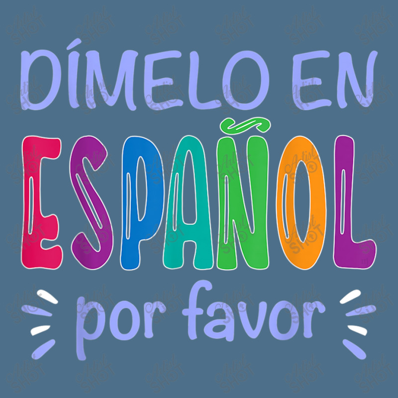 Dimelo En Espanol Bilingual Spanish Teacher Dyed Cap by RayDesign | Artistshot