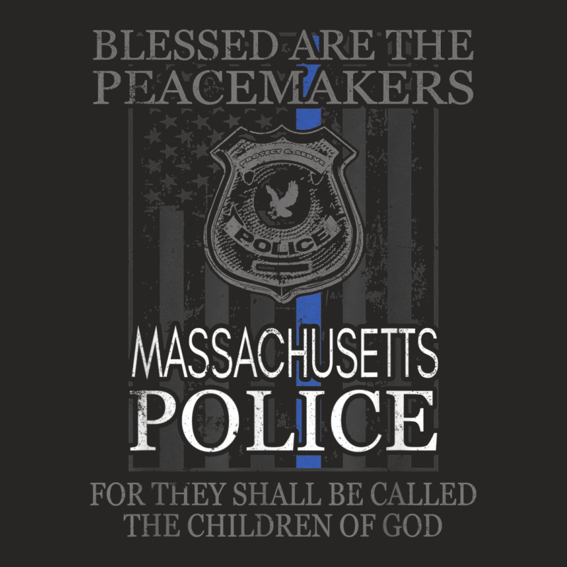 Massachusetts Police Boston Police Shirt Support Peacemakers Ladies Fitted T-shirt | Artistshot