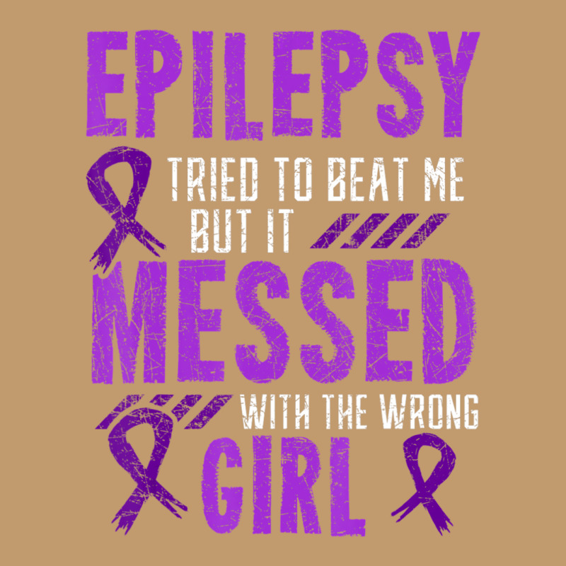 Epilepsy Warrior Day Epileptic Girl Purple Survivor Advocate Urban Heavy T-shirt | Artistshot