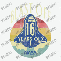 Space Shuttle Blast Off 16th Birthday Retro Portrait Urban Heavy T-shirt | Artistshot