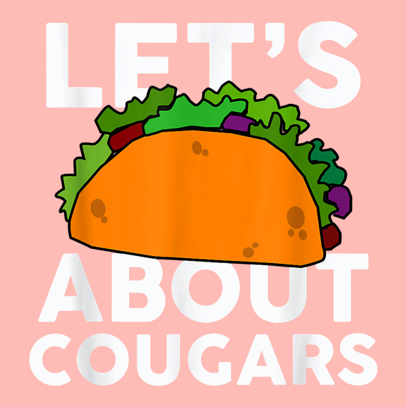 Let's Taco About Cougars Funny Cougar T Shirt Urban Heavy T-shirt by cm-arts | Artistshot