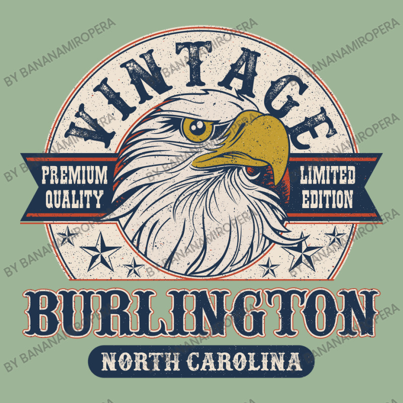 Retro Bald Eagle Burlington North Carolina Vintage Limited Edition Urban Heavy T-shirt | Artistshot