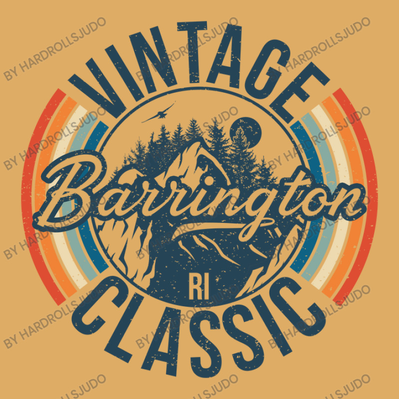 I Love Barrington Rhode Island Retro Vintage Classic Limited Edition Urban Heavy T-shirt by hardrollsjudo | Artistshot