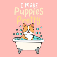 I Make Puppies Pretty Fur Artist Dog Groomer Urban Heavy T-shirt | Artistshot