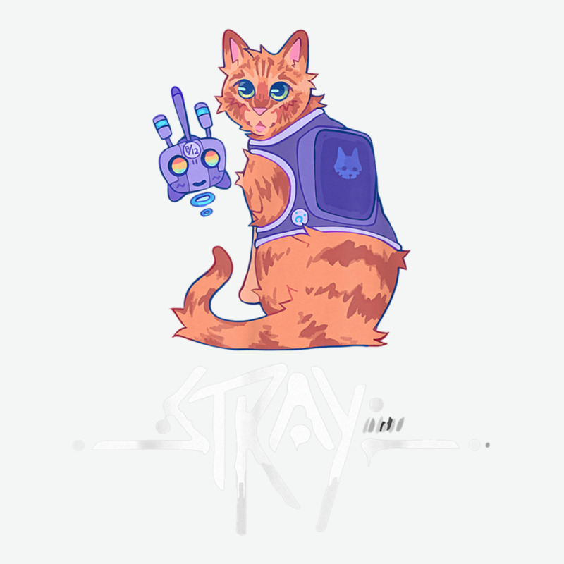 Stray Game Stray Video Game Funny Cat Game Urban Heavy T-shirt by cm-arts | Artistshot